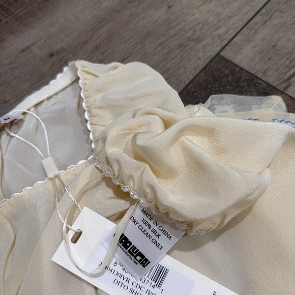 Ciao Lucia Dito silk ivory shorts - Picture 5 of 7